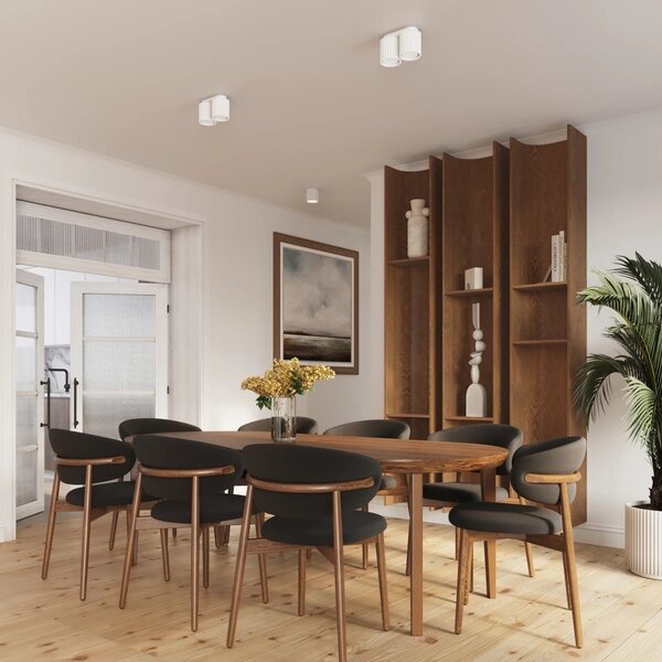 Sollux Lighting Aura stropní světlo 1x10 W bílá SL.1779
