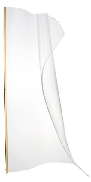 LED stojací lampa Siderno – Zlatá