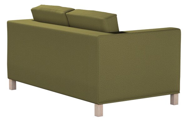 Potah na pohovku IKEA Karlanda 2-místná, krátký barva zelená látka pletený vzor