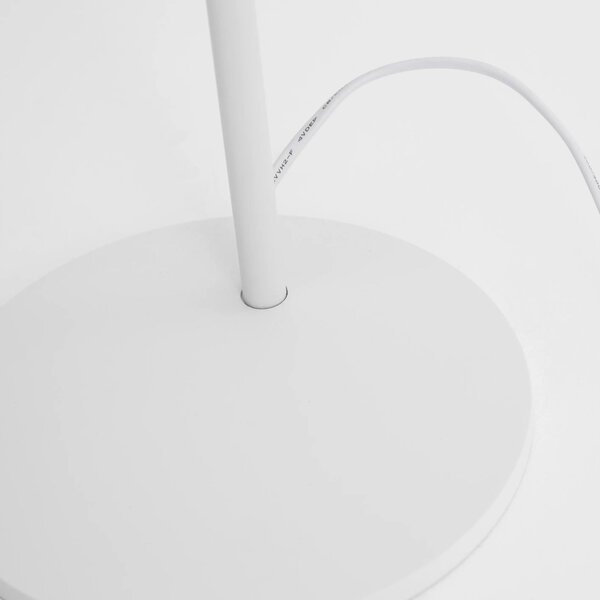 Retro stojací lampa Yama 20 bílé – Bílá