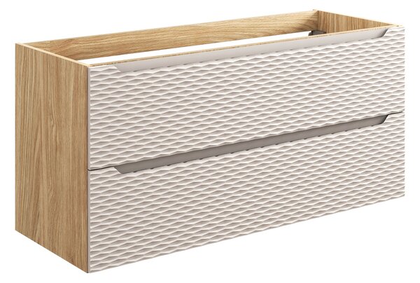 Comad Koupelnová skříňka pod umyvadlo Ocean Beige 120 béžová/dub olejovaný