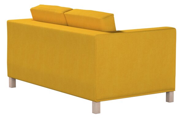 Potah na pohovku IKEA Karlanda 2-místná, krátký barva žlutá látka pletený vzor