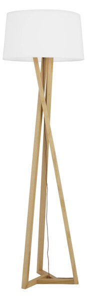 Dřevěná stojací lampa Salino B 50 Dřevo – Hnědá