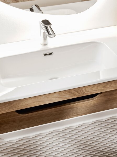 Comad Koupelnová skříňka pod umyvadlo Ocean Beige 90 béžová/dub olejovaný
