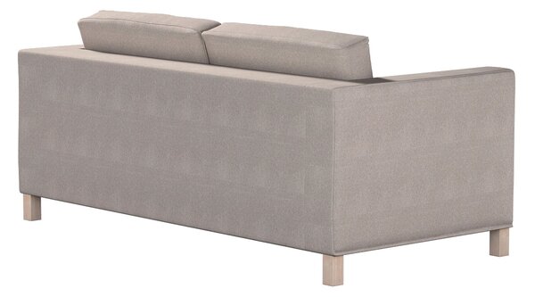 Potah na pohovku IKEA Karlanda rozkládací, krátký barva béžová látka pletený vzor
