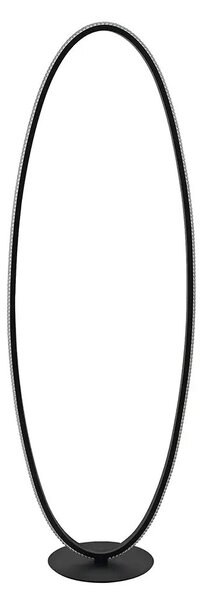 LED stojící lampa Nager – Černá