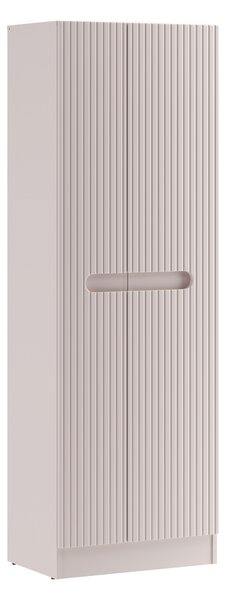 Comad Doplňková koupelnová skříňka vysoká s košem na prádlo Nova Cashmere 60 kašmír