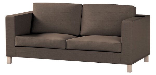 Potah na pohovku IKEA Karlanda rozkládací, krátký barva hnědá látka pletený vzor