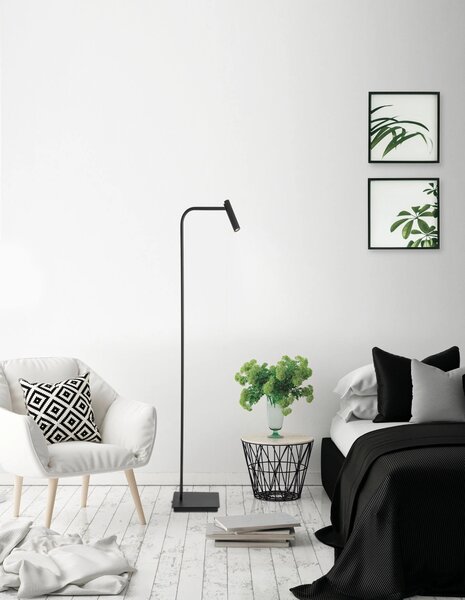 Moderní stojací lampa Sicily – Černá