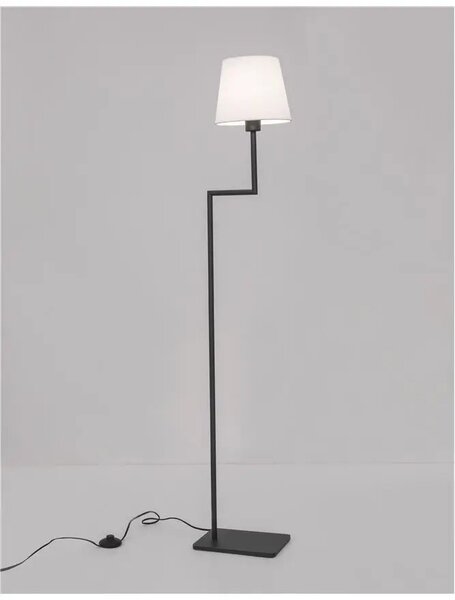 Designová stojací lampa Flex – Černá