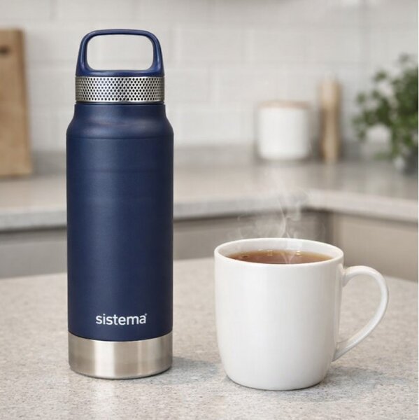 Sistema Nerezová termoska Hydrate Stainless Steel 650 ml, modrá