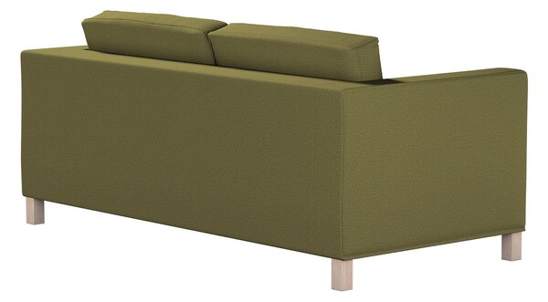Potah na pohovku IKEA Karlanda rozkládací, krátký barva zelená látka pletený vzor