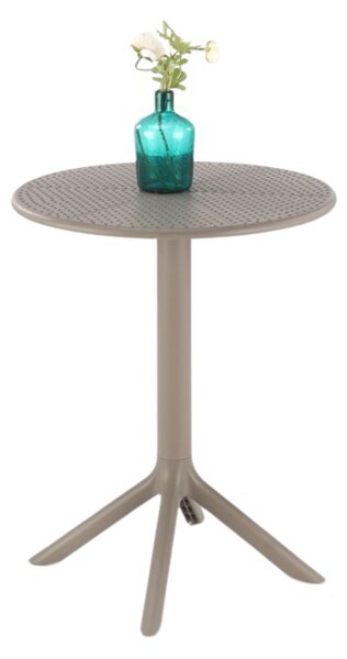 HALMAR Zahradní kulatý stůl CALVO 60 cm khaki