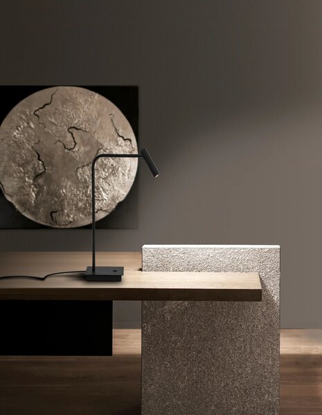 Designová stolní lampa Sicily – Černá