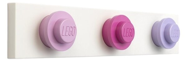 Růžovo fialový věšák LEGO® Storage 33 x 6,5 cm