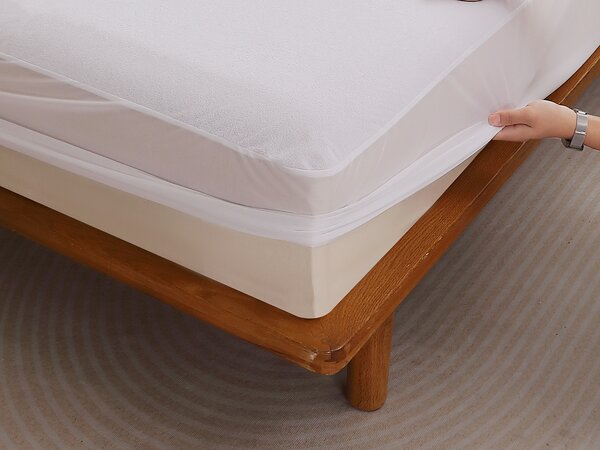 XPOSE® Froté chránič matrace Exclusive - bílý 80x160 cm