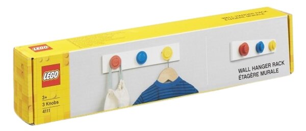 Pestrobarevný věšák LEGO® Storage 33 x 6,5 cm