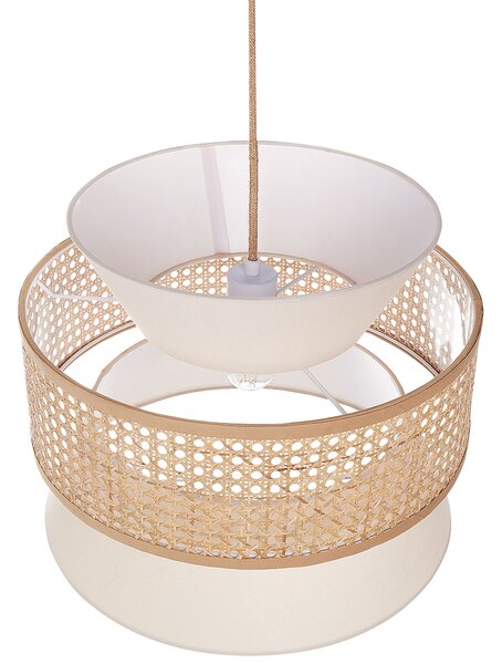 Závěsná lampa LUYANO Ratan Béžová
