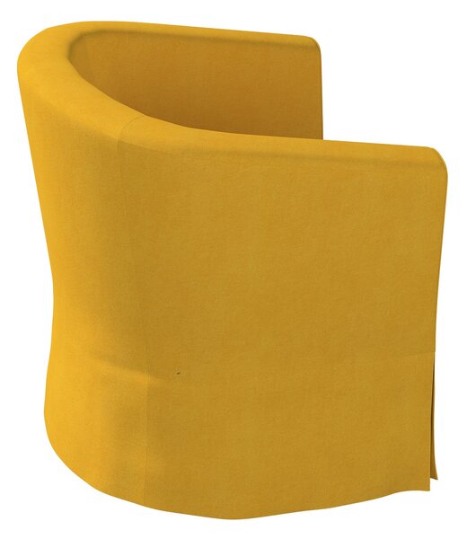 Potah na křeslo IKEA Ektorp Tullsta barva žlutá látka pletený vzor
