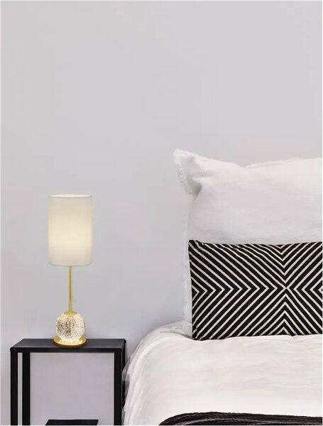 Rustikální stolní lampa Brillante 15.5 zlaté – LED
