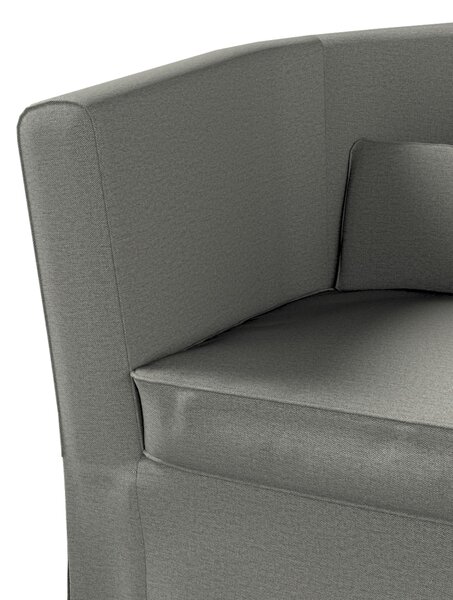 Potah na křeslo IKEA Ektorp Tullsta barva šedá látka pletený vzor
