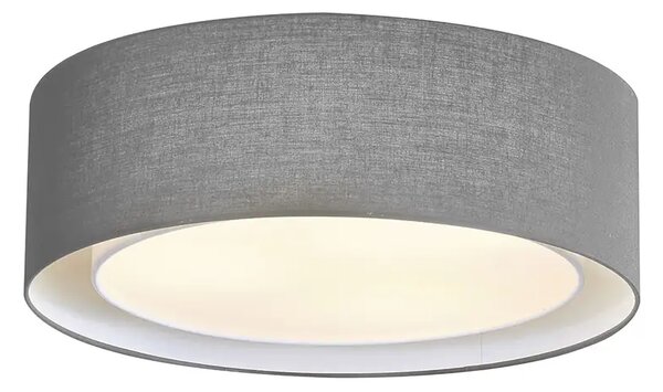 Minimalistické stropní svítidlo Milo šedé