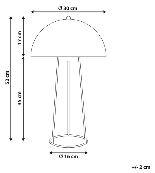 Stolní lampa MOPAN Kov Černá