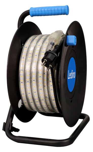 Ledino LED pásek Wickede 25m na kabelový buben 300W IP65, Čirá / transparetní, Chodba, Plast