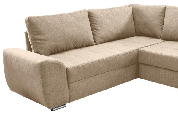 SEDACÍ SOUPRAVA, textil, béžová Livetastic - Sedací soupravy, Online Only