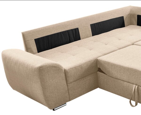 SEDACÍ SOUPRAVA, textil, béžová Livetastic - Sedací soupravy, Online Only