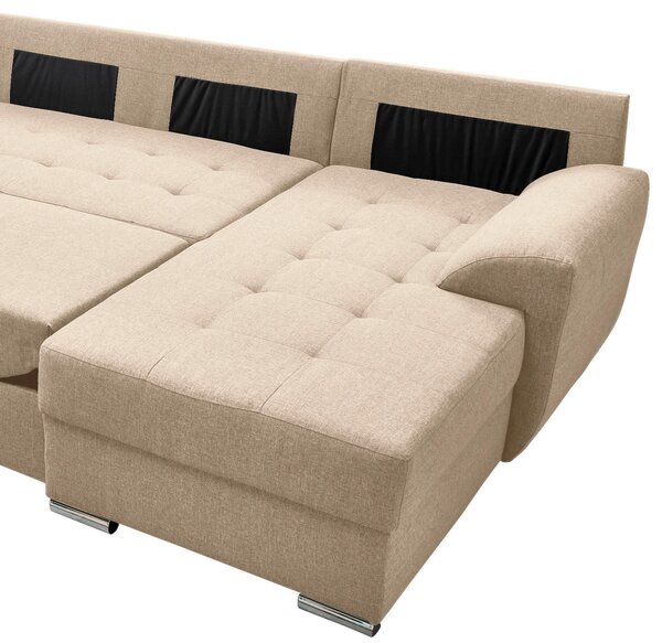 SEDACÍ SOUPRAVA, textil, béžová Livetastic - Sedací soupravy, Online Only