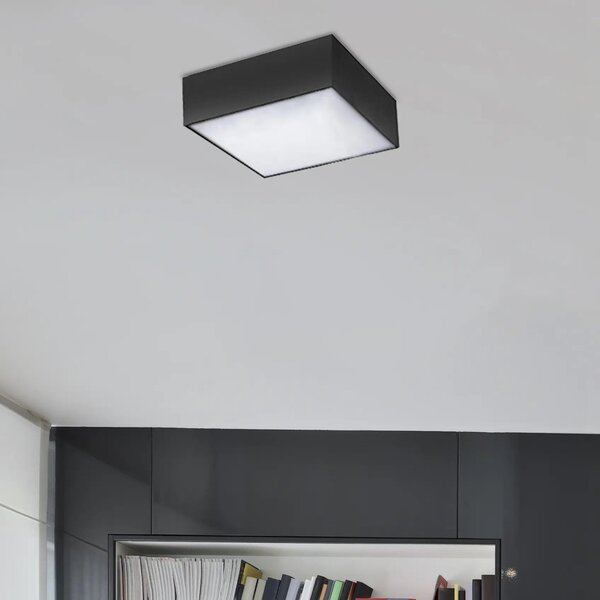 LED stropní svítidlo Monza S 22 4000K černé – Černá