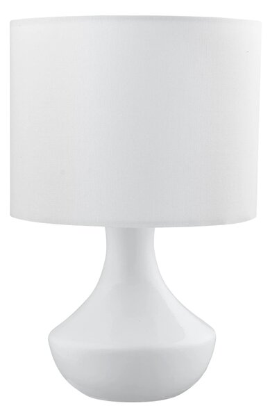 Rustikální stolní lampa Rosia 18 bílé – Bílá