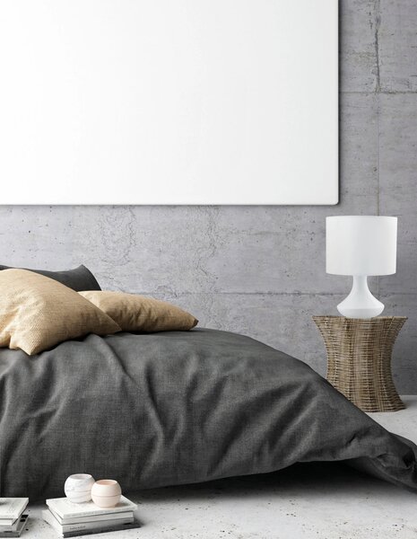 Rustikální stolní lampa Rosia 18 bílé – Bílá
