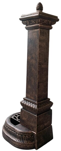 Vodovodní Litinový SLOUPEK AZTE XXL s KOHOUTKEM DRAK, měděná patina, 100 cm
