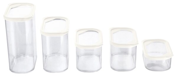 Silvercrest® Sada potravinových dóz (Sada 4 velikostí/bílá) (100399645001)
