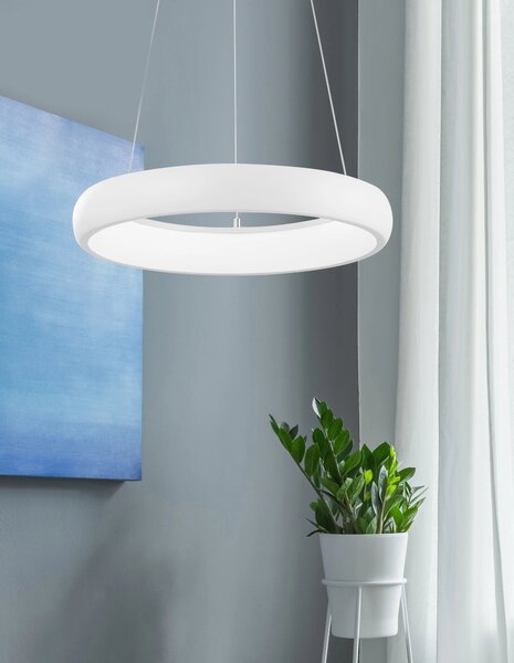 LED lustr Albi 41 bílé – Bílá