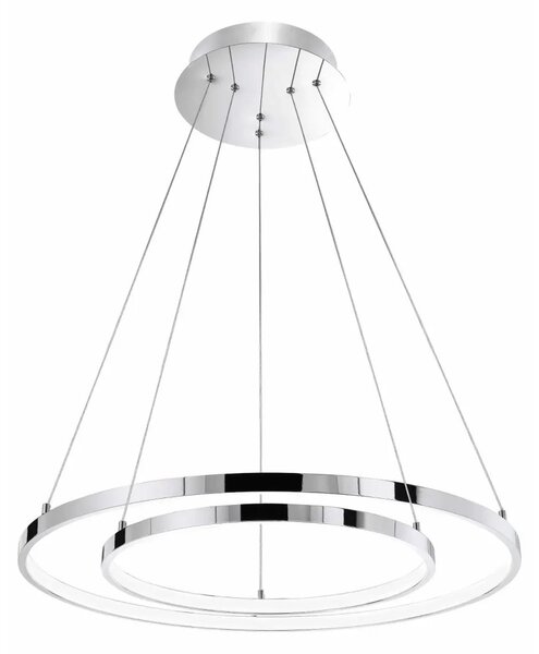 LED lustr Aria 75W 60 chrome – Šedá