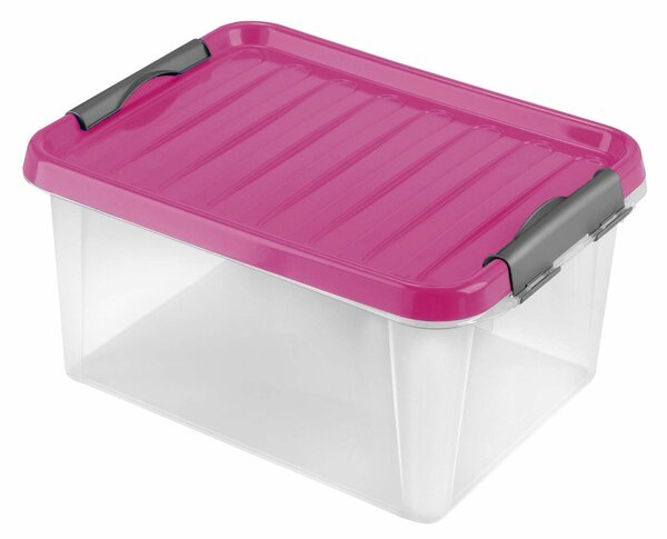 Heidrun Box úložný s víkem 14 l, plast, 39x28,5x18 cm