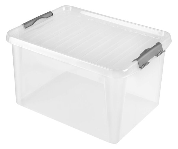 Heidrun Plastový úložný box s víkem Clip box 31l