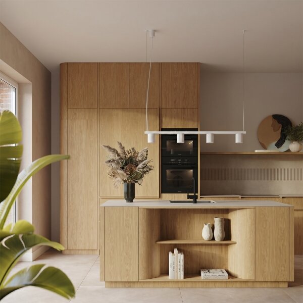 Sollux SL.2711 - Lustr na lanku KARBON 4xGU10/10W/230V bílá