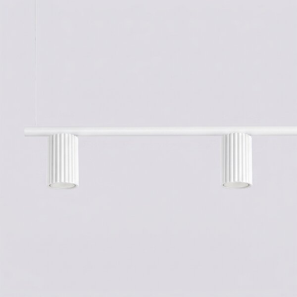 Sollux SL.2711 - Lustr na lanku KARBON 4xGU10/10W/230V bílá