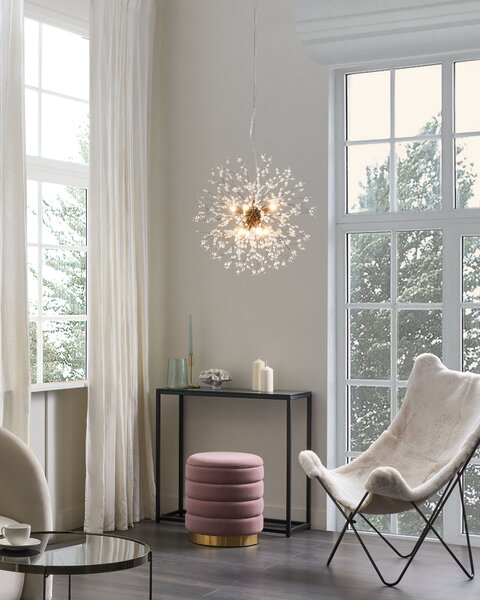 Závěsná lampa TOROLA Kov Zlatá