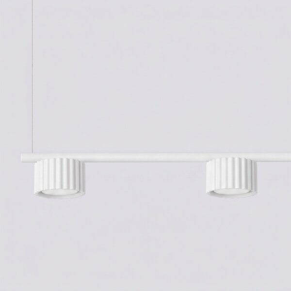 Sollux SL.2695 - Lustr na lanku AURA 4xGX53/10W/230V bílá