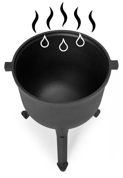 MultiGarden Litinový kotlík SUMO 10 l černý