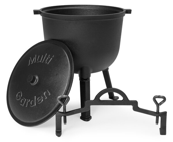 MultiGarden Litinový kotlík SUMO 10 l černý