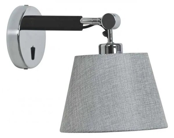 Designové nástěnné svítidlo Zyta Xs šedé – Šedá
