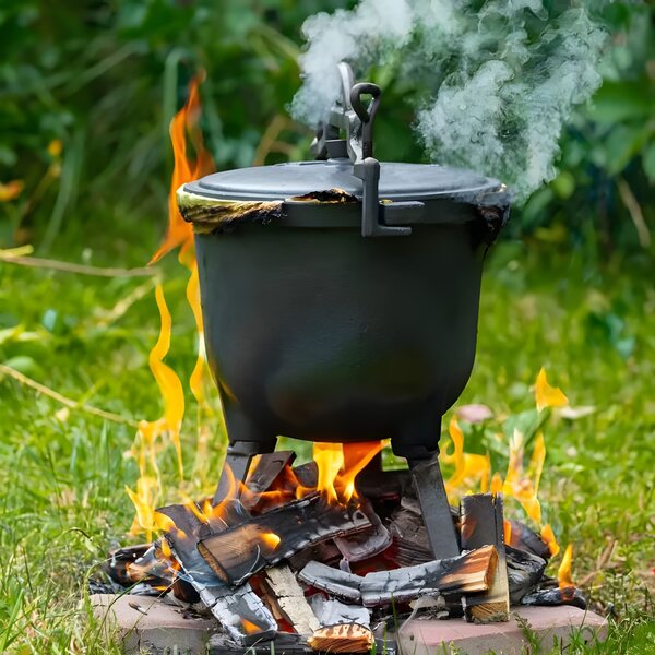 MultiGarden Litinový kotlík SUMO 10 l černý