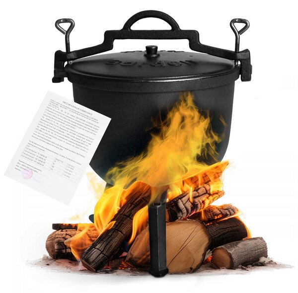 MultiGarden Litinový kotlík SUMO 15 l černý