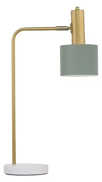 Rustikální stolní lampa Paz mint – Zelená